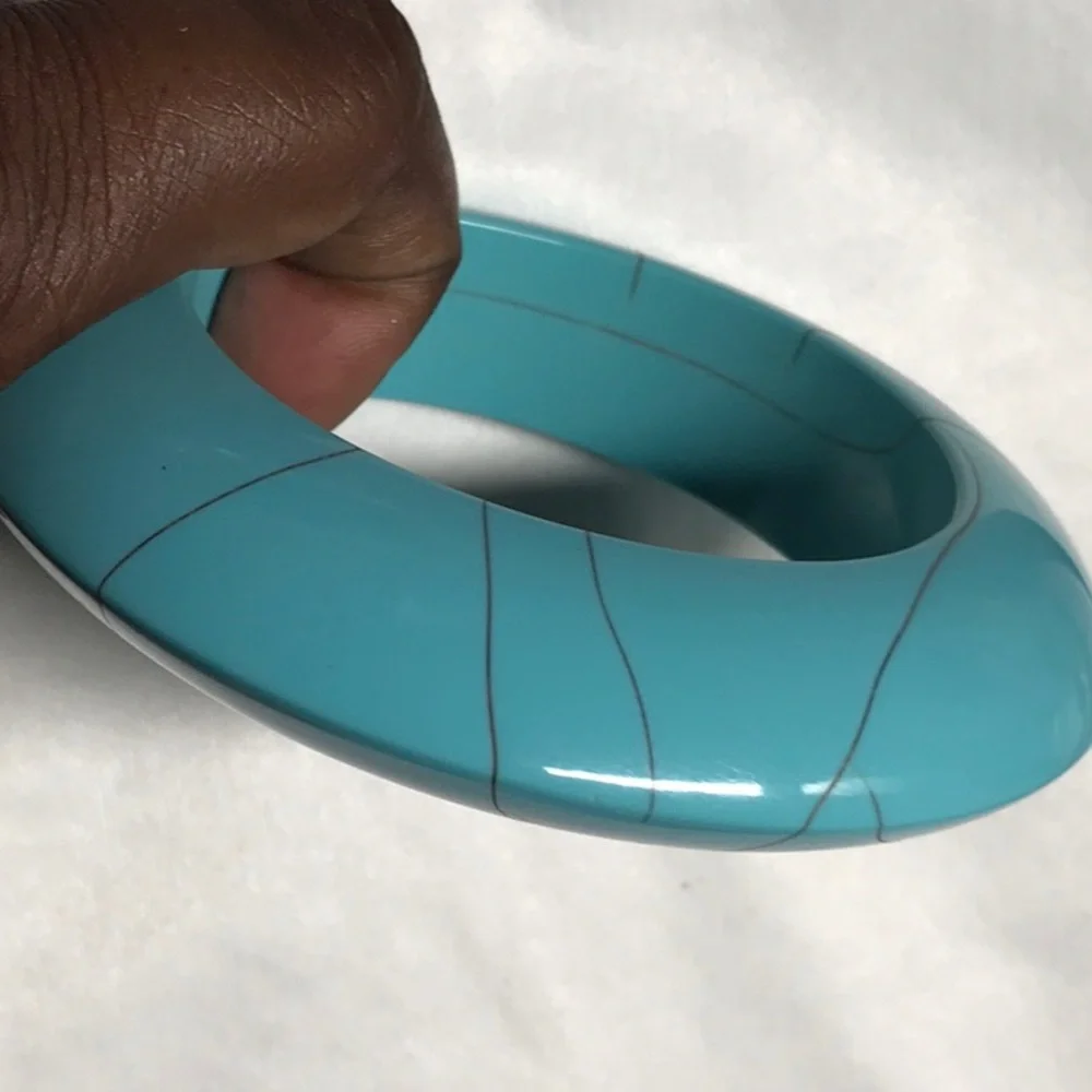 Turquoise Colored Bangle - Picture 3 of 4